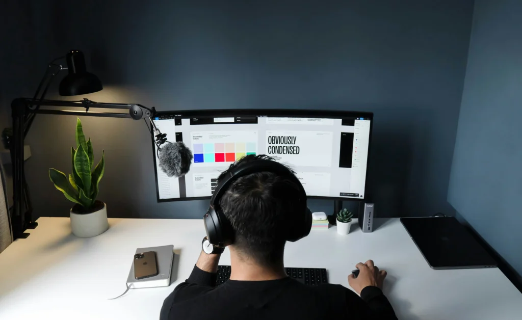 niche podcast production setup