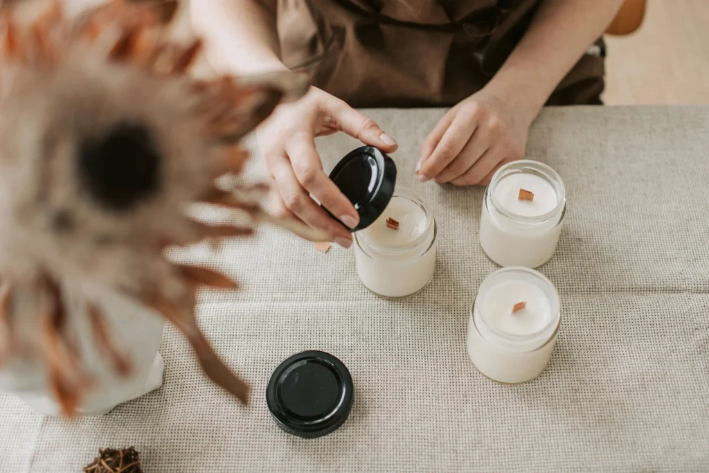 eco-friendly artisan candle business