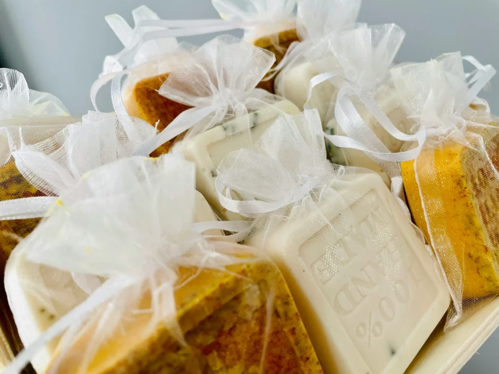Handmade soap for boutique hotels