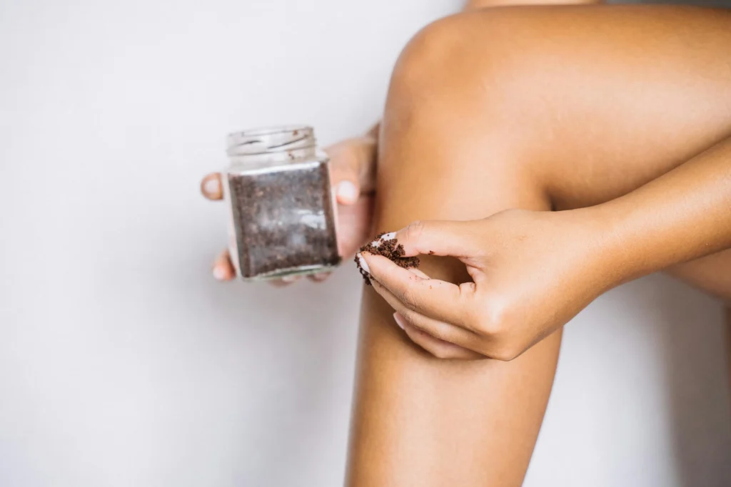  Homemade sugar scrubs in jars with fresh ingredients