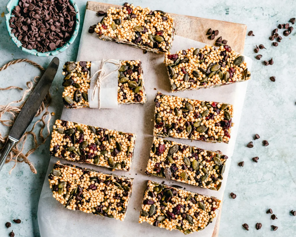 Artisanal granola bars made with locally-sourced ingredients